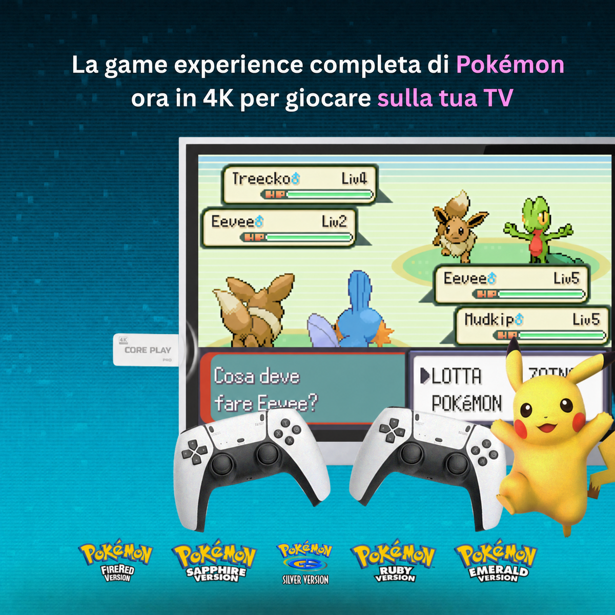 NostalgiStick™ | 30.000 giochi leggendari in un’unica stick potente